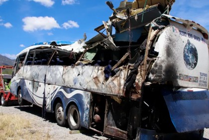 At least 16 migrants killed, 29 injured in a bus crash in southern Mexico