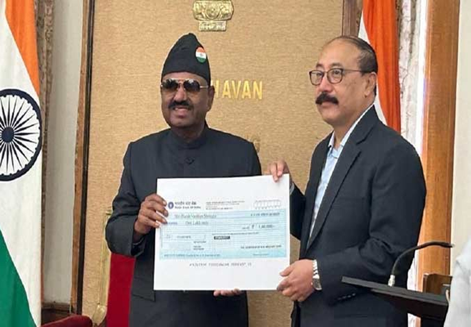 Harsh Vardhan Shringla honoured with Kalakranti Governor's Excellence Award

