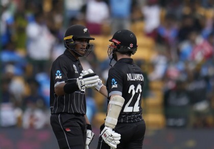 Ravindra, Williamson power New Zealand to 401 