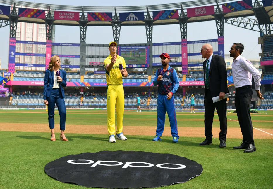 Afghanistan chose to bat against Australia 