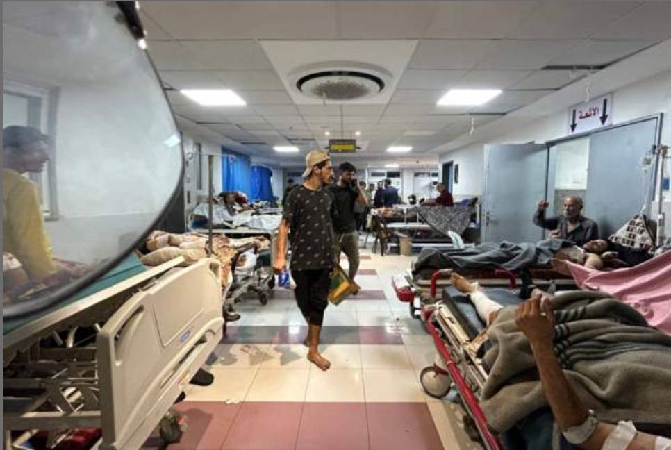 Gaza's biggest hospital becoming a cemetery: WHO