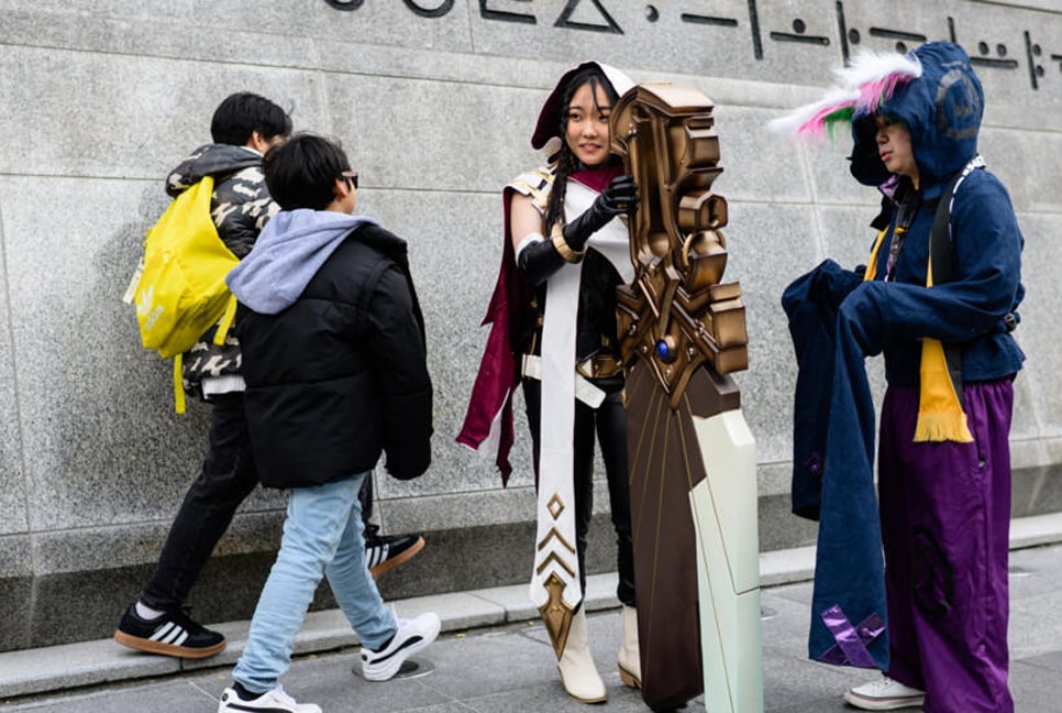 Gaming fans gathered in Seoul for League of Legends world final