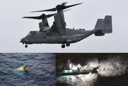 US military aircraft with 6 aboard crashes in Japan