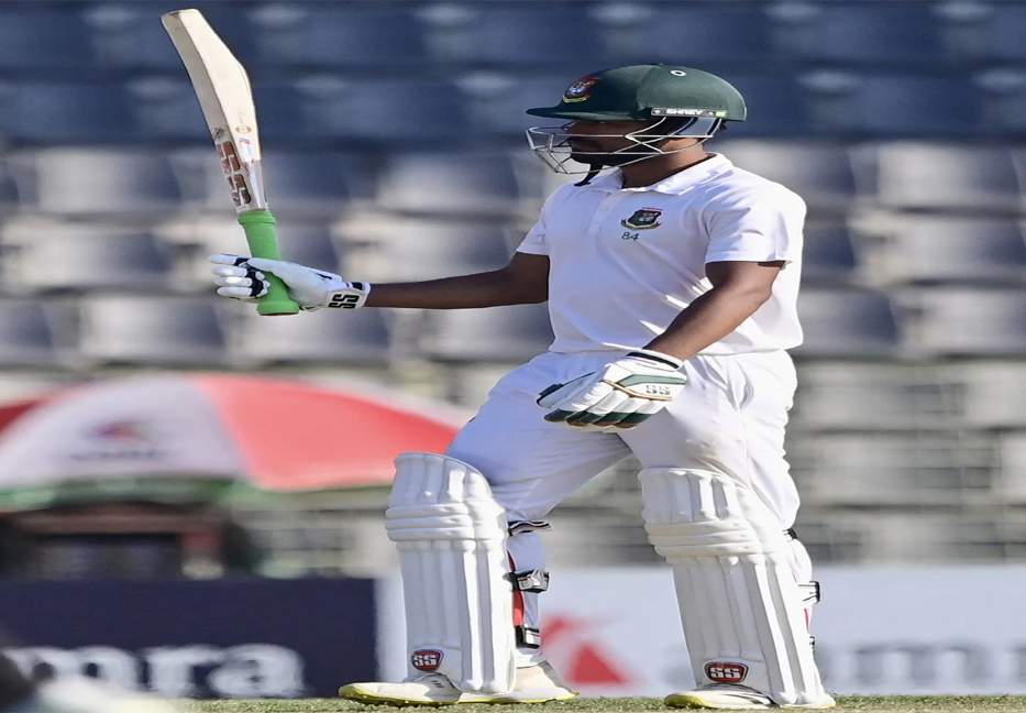 Shanto’s century ensures a good 3rd day for Bangladesh