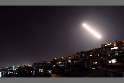 Syria’s air defense confronts Israeli aggression