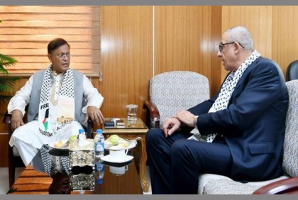 Palestine envoy meets information minister