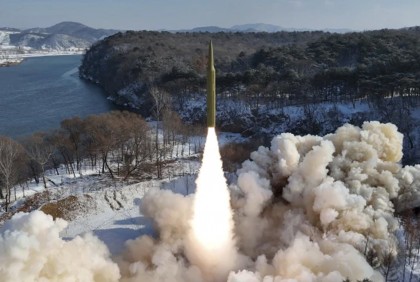 North Korea tested solid-fuel missile tipped with hypersonic weapon