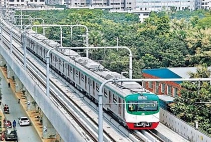 Service hours extended on Uttara-Motijheel route of Metro Rail