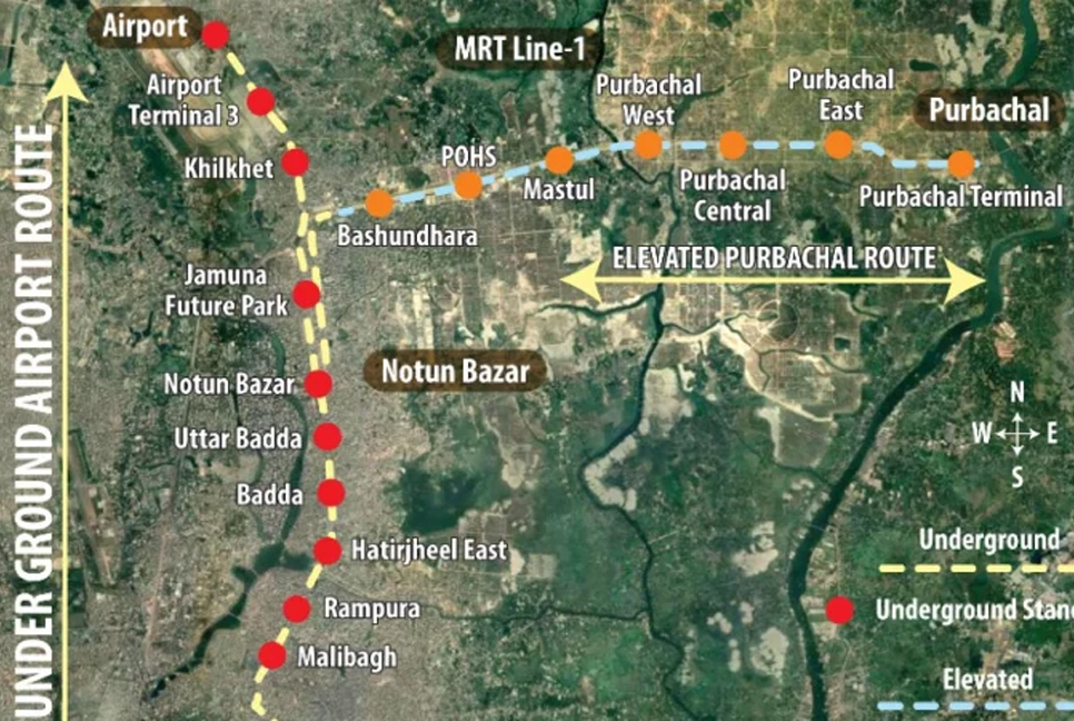 Underground rail expands across 5 routes