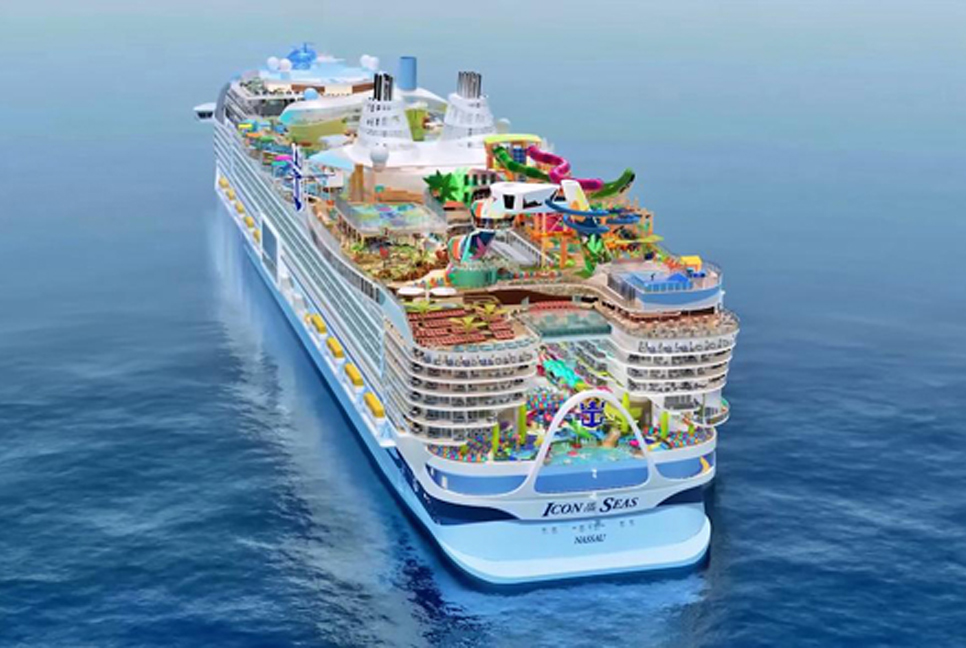 Royal Caribbean's 'Icon,' world's largest cruise ship, sets sail