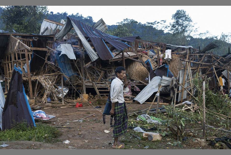 9 UNSC members urge a halt to airstrikes by Myanmar army