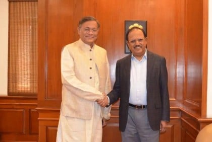 FM holds meeting with India’s National Security Adviser