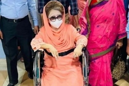 Khaleda Zia scheduled for a health check-up this afternoon