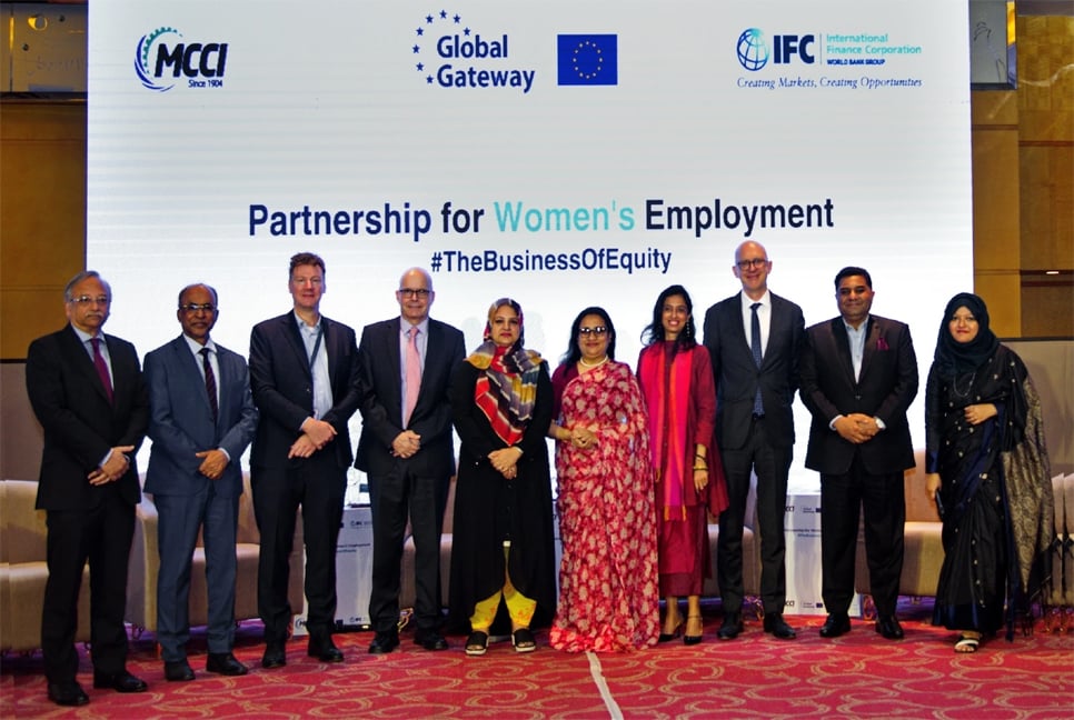 IFC, EU, MCCI join hands to boost women employment in private sector of Bangladesh 

