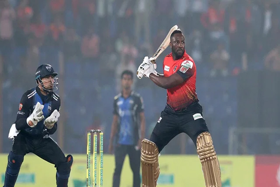 Belligerent Russell delivers as Comilla interrupts Rangpur’s winning streak 