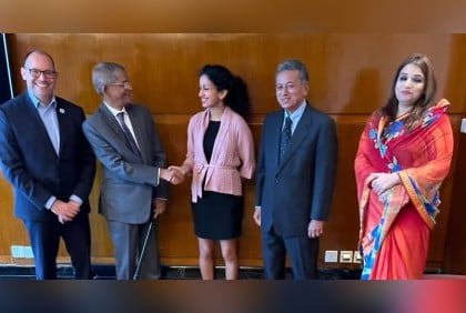 Fakhrul meets visiting US Deputy Assistant Secretary Afreen