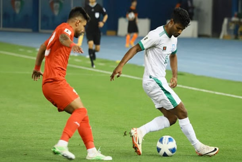 Bangladesh suffer massive defeat of 5-0 to Palestine in WC Qualifiers