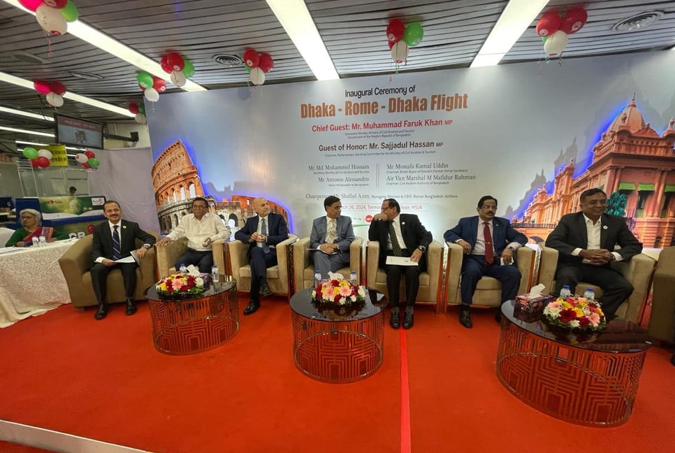 Biman Bangladesh Airlines resumes direct Rome flight