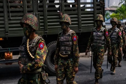 Rebel groups capture Myanwaddy town on Thailand border in Myanmar