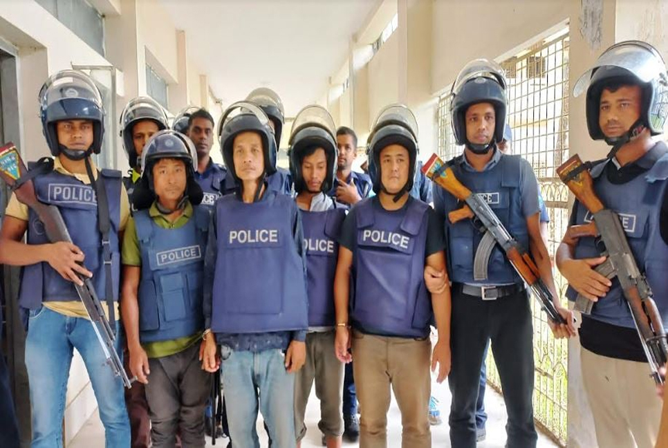 4 KNF operatives held over bank robbery in Bandarban