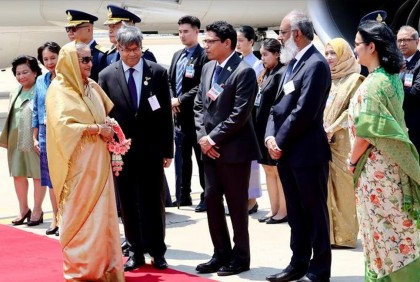 Thailand rolls out red carpet as Bangladesh PM arrives