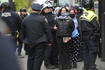 UN concerned by police action against US campus protesters