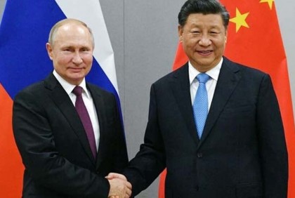 Putin arrives in Beijing seeking greater support for war effort