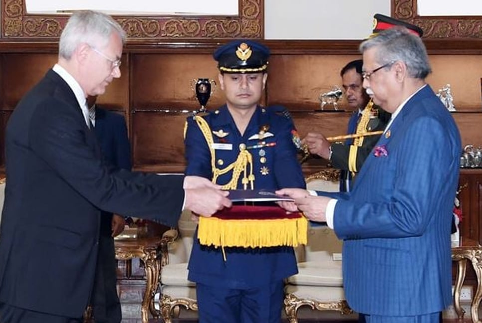 President receives credentials of Finland, Guatemala, Ireland envoys