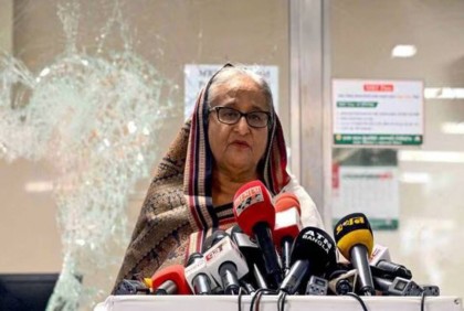 Hasina must apply first before entering UK to get asylum: London