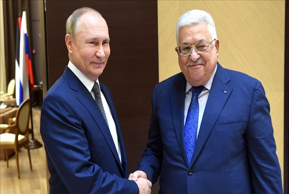 Putin to hold talks with Palestinian president in Moscow 