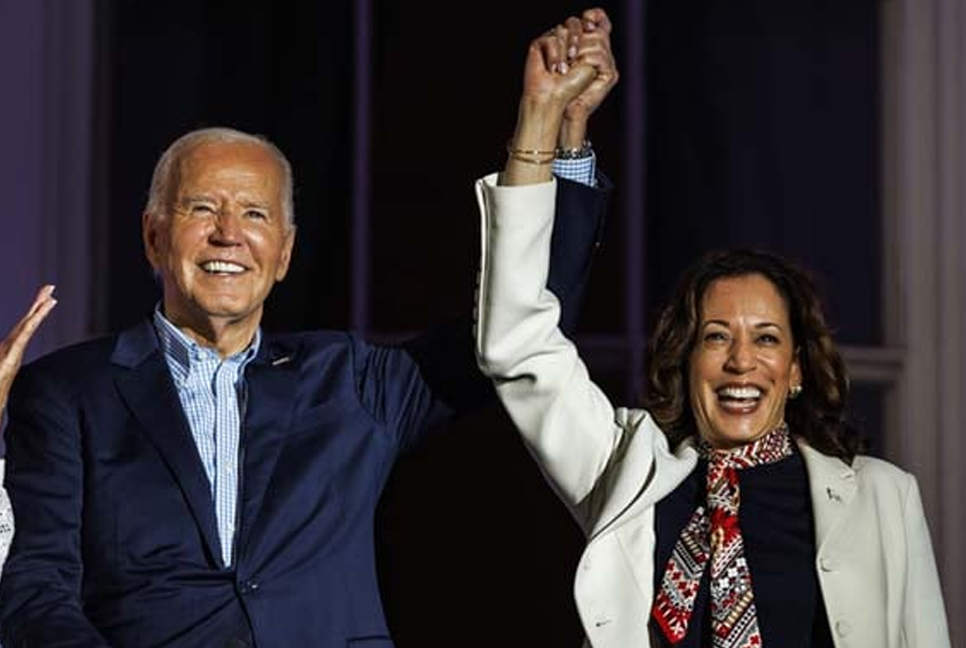 Energized Biden, Harris tout party unity in joint appearance