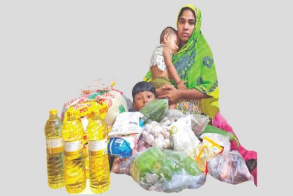 Food assistance to family of rickshaw puller killed in firing