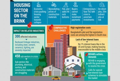 Housing sector meltdown, 458 sub-sectors in peril