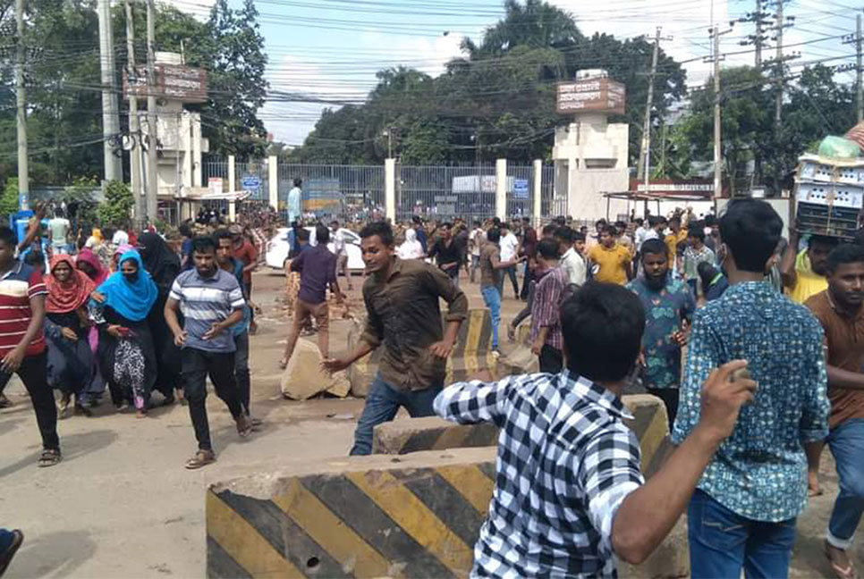 Female worker killed in clash between two groups in Ashulia