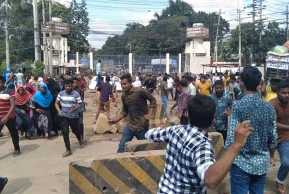 Female worker killed in clash between two groups in Ashulia