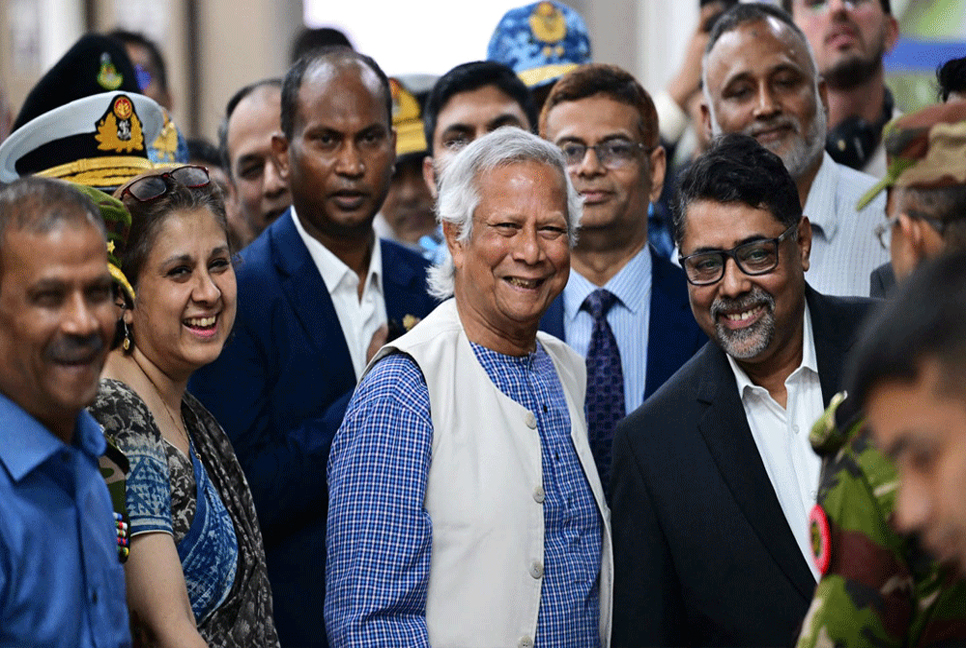 CA  Muhammad Yunus leaves Dhaka for New York