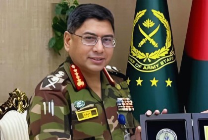 Army chief pledges support for Yunus' interim govt