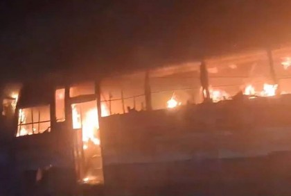 Youth killed in Gazipur road crash, three buses torched