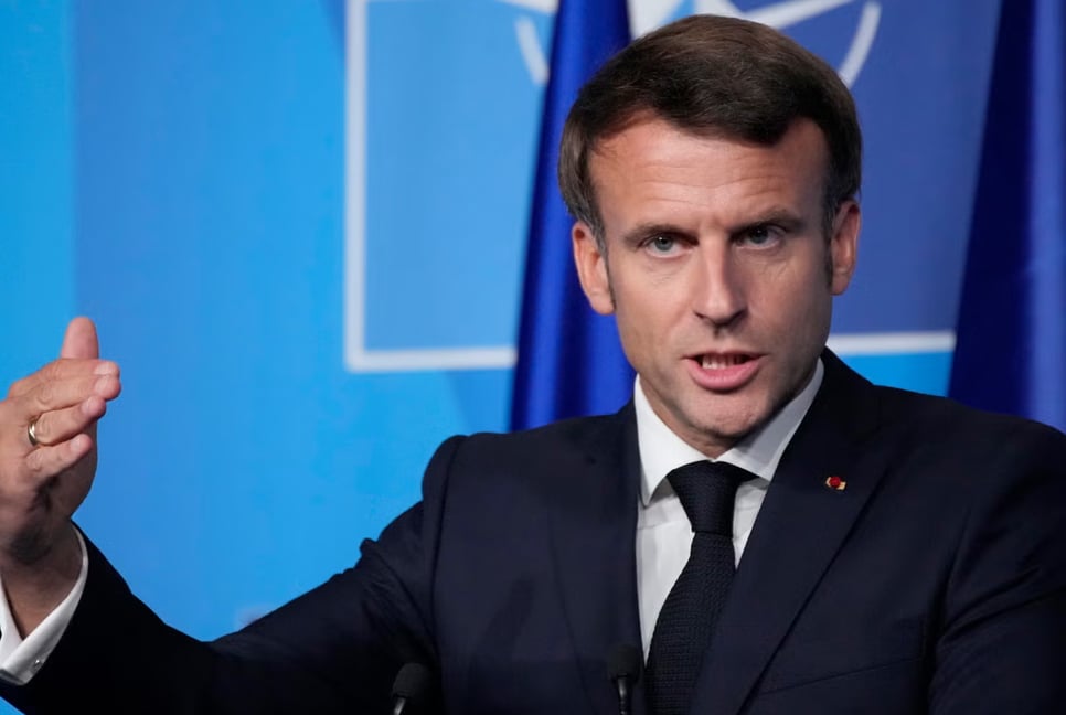 Macron calls for immediate halt on arms shipment to Israel for use in Gaza