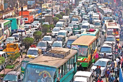 Traffic Jam eating up 8.2 million working hours every day