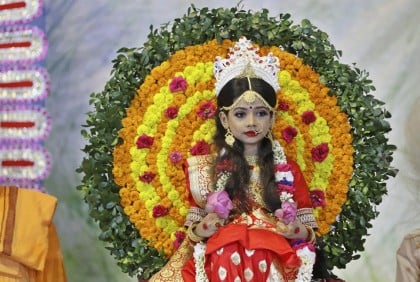 Hindu communities celebrating Maha Navami today