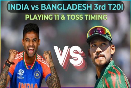 Final T20: India send Bangladesh to bowl first  