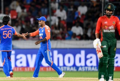 Bangladesh whitewashed on India’s record-breaking night