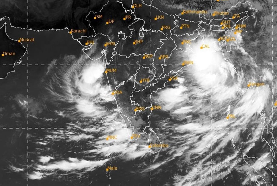 Low pressure area formed over Bay