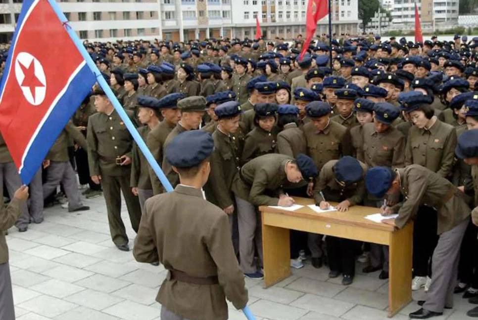 N Korea claims more than a million people joined army this week