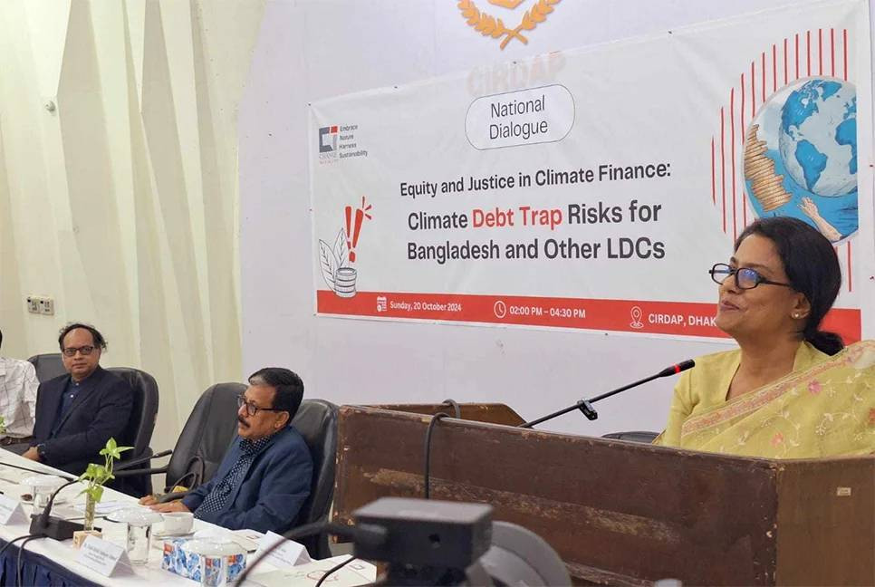 Rizwana emphasizes fair, transparent climate finance to avoid debt traps