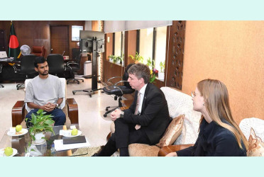 Adviser Asif meets Swedish Ambassador