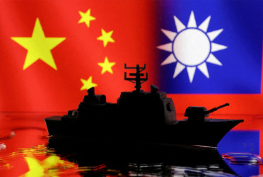 Taiwan defence minister warns of war risks from Chinese blockade