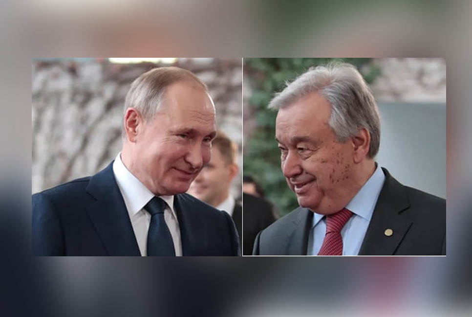 Putin to meet Guterres as allies called for terminating Ukraine war