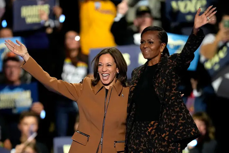 The Obamas stump for Harris, key allies in final days of campaign